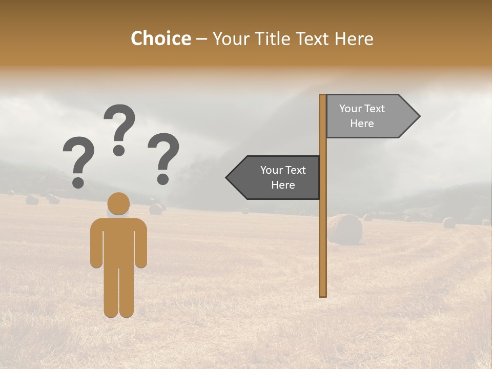 Construct Small Holding PowerPoint Template
