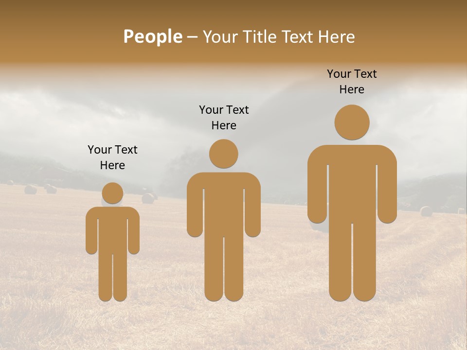 Construct Small Holding PowerPoint Template