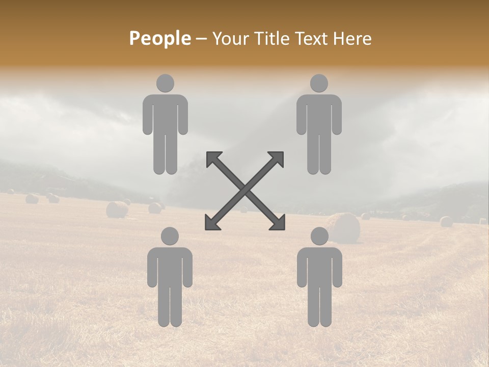 Construct Small Holding PowerPoint Template