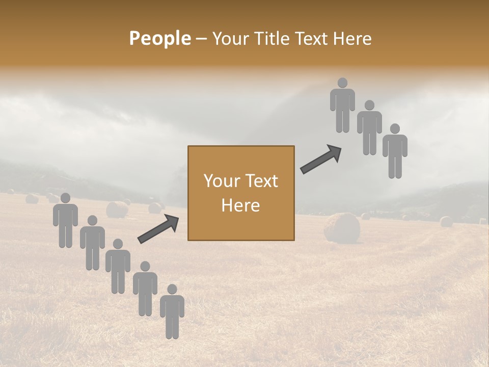 Construct Small Holding PowerPoint Template