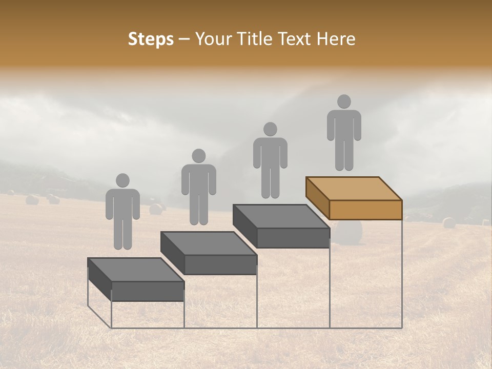 Construct Small Holding PowerPoint Template