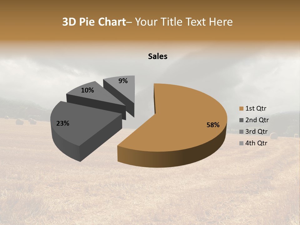 Construct Small Holding PowerPoint Template