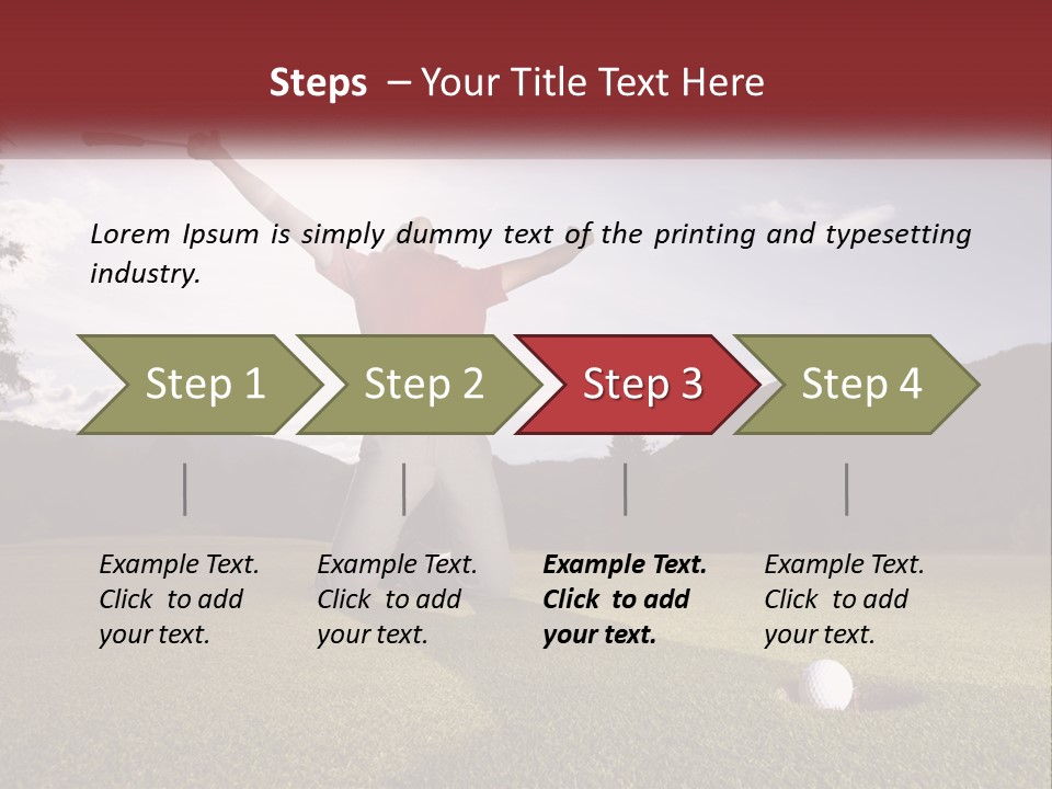 Human Hand Blue Sky Grass PowerPoint Template