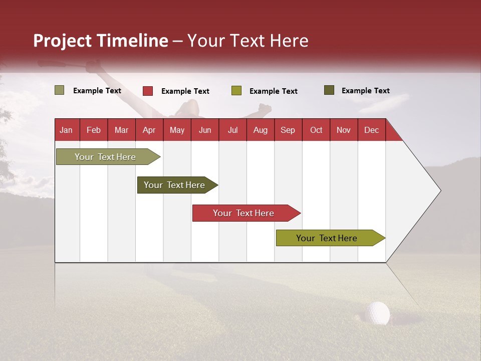 Human Hand Blue Sky Grass PowerPoint Template