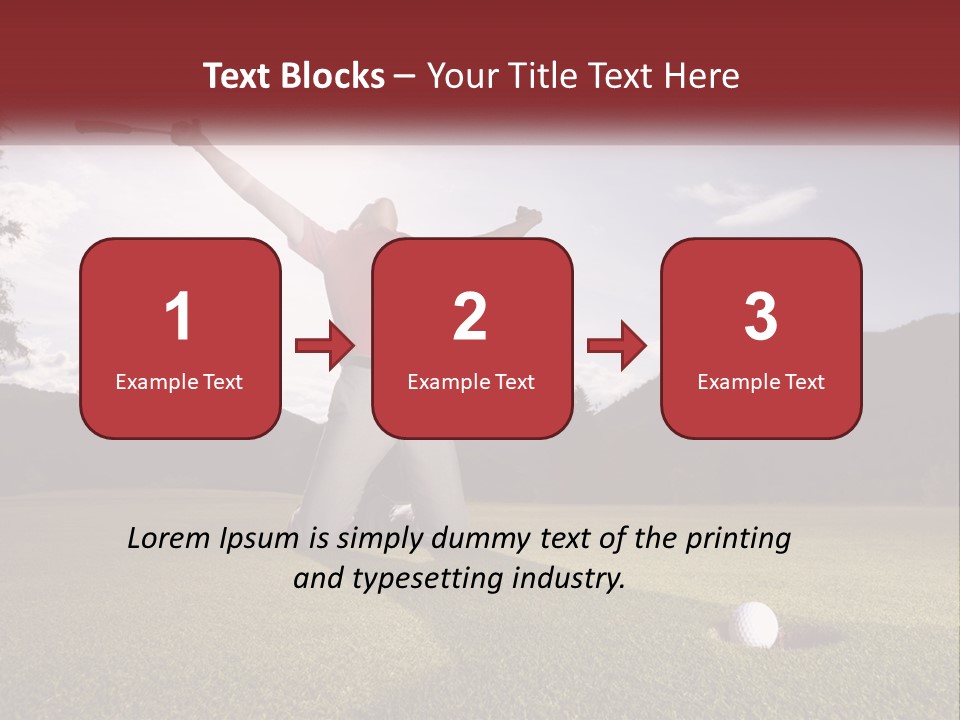 Human Hand Blue Sky Grass PowerPoint Template