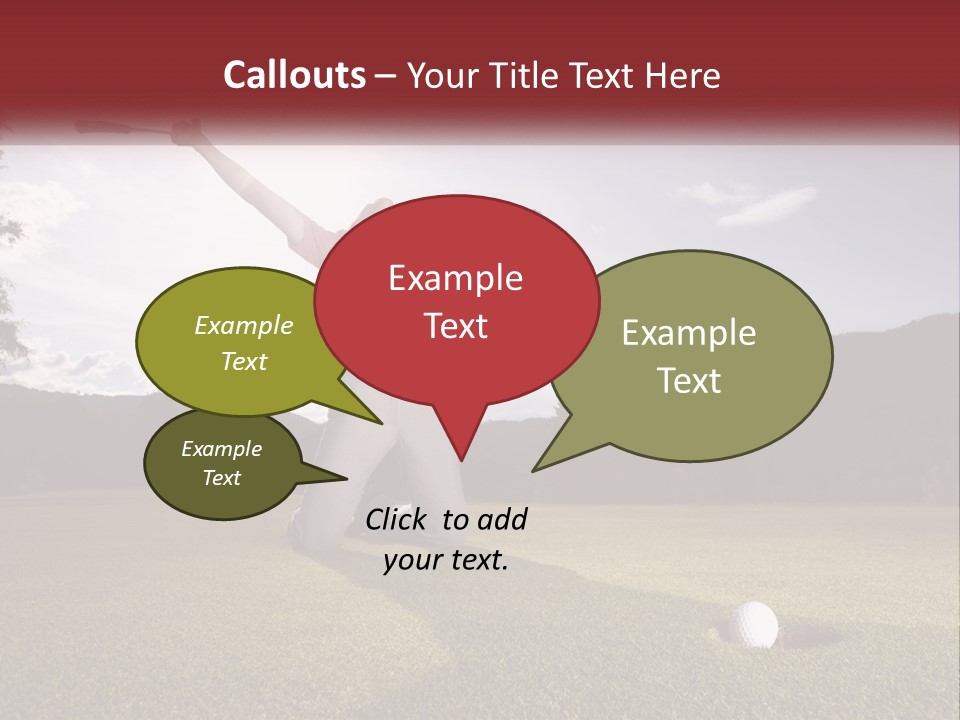 Human Hand Blue Sky Grass PowerPoint Template