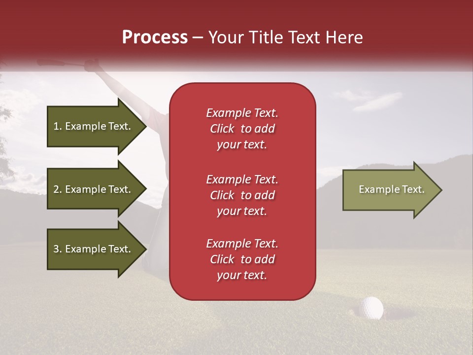 Human Hand Blue Sky Grass PowerPoint Template
