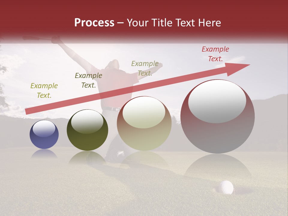 Human Hand Blue Sky Grass PowerPoint Template