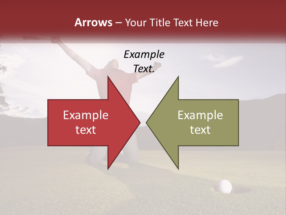 Human Hand Blue Sky Grass PowerPoint Template