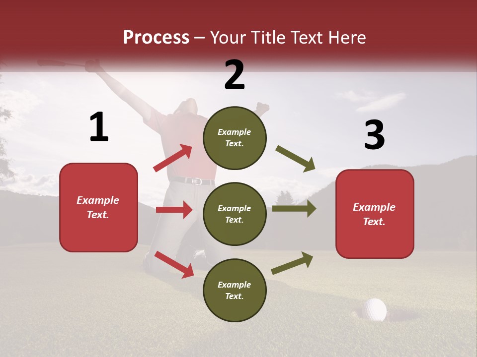 Human Hand Blue Sky Grass PowerPoint Template