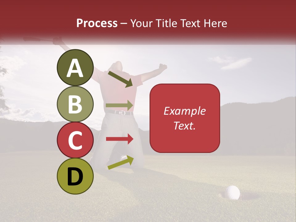 Human Hand Blue Sky Grass PowerPoint Template