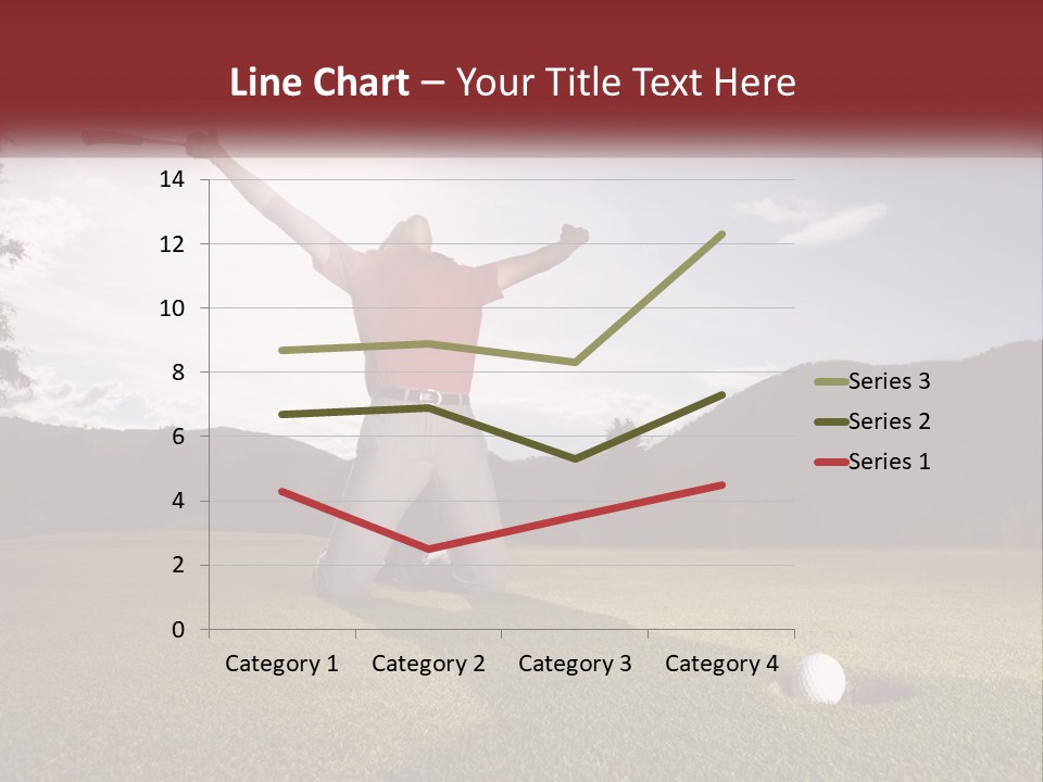 Human Hand Blue Sky Grass PowerPoint Template