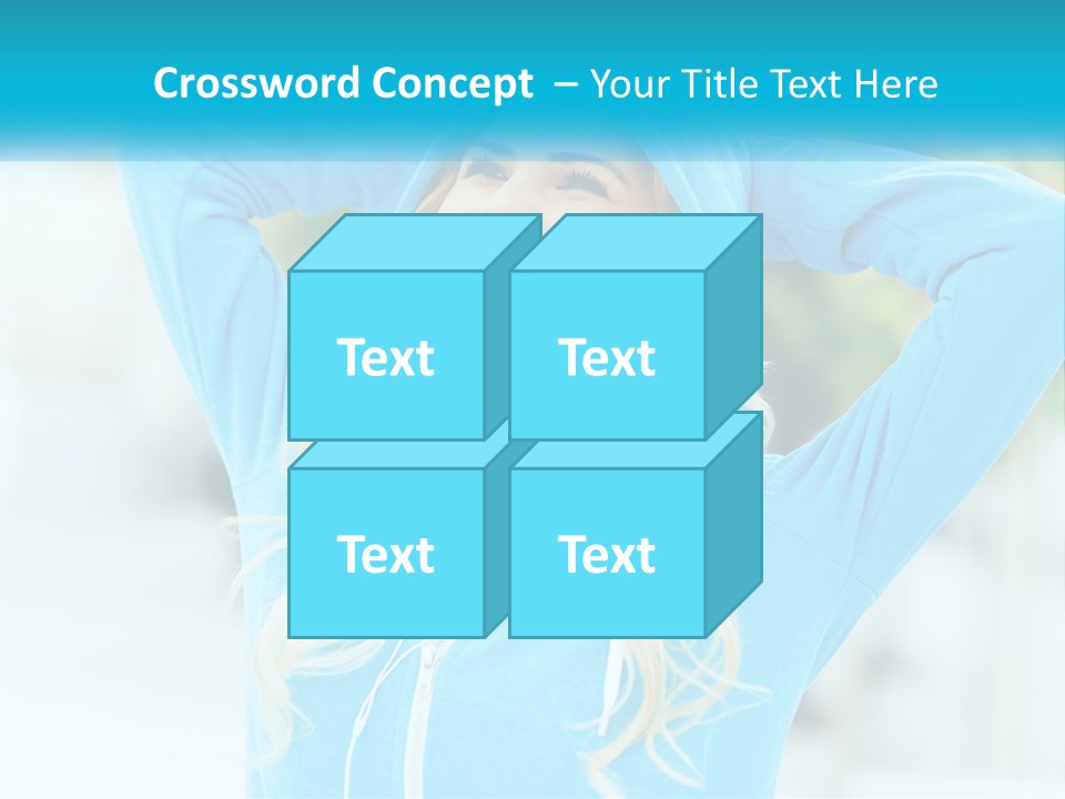 Structure House Blue Sky PowerPoint Template