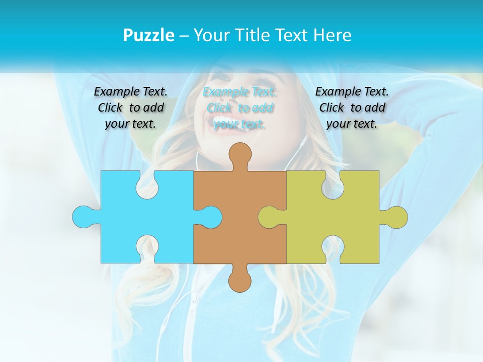 Structure House Blue Sky PowerPoint Template