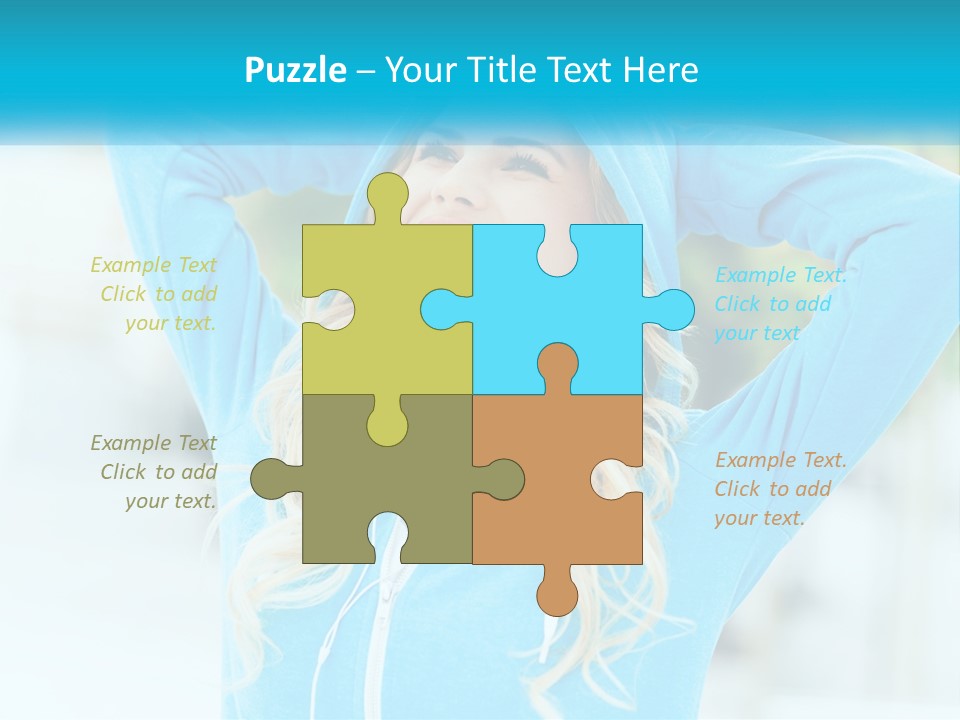 Structure House Blue Sky PowerPoint Template