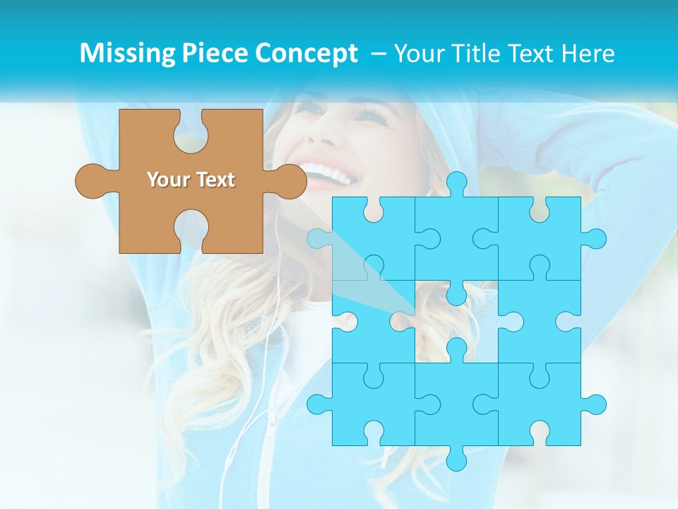 Structure House Blue Sky PowerPoint Template