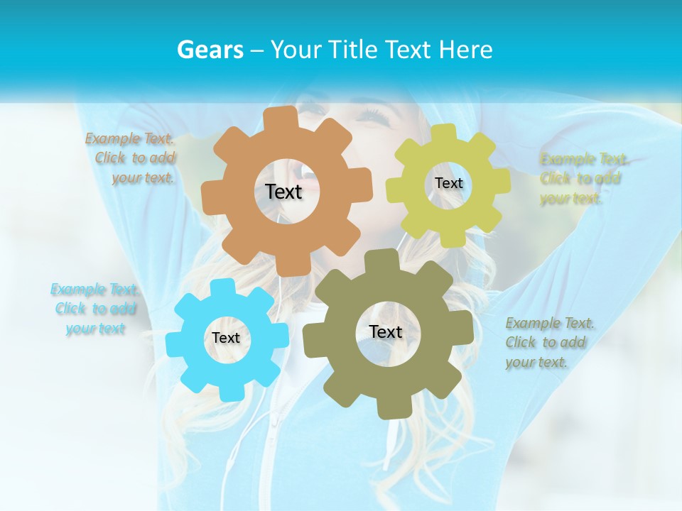 Structure House Blue Sky PowerPoint Template