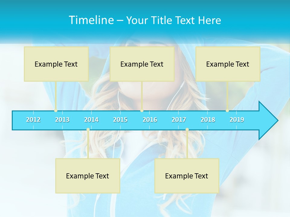 Structure House Blue Sky PowerPoint Template