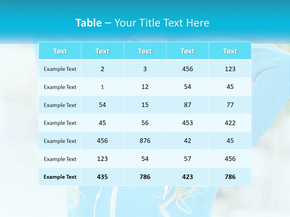 Structure House Blue Sky PowerPoint Template