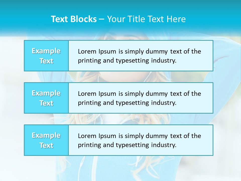 Structure House Blue Sky PowerPoint Template