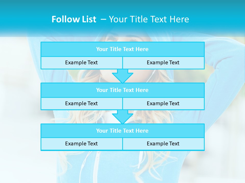 Structure House Blue Sky PowerPoint Template