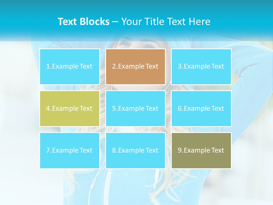 Structure House Blue Sky PowerPoint Template