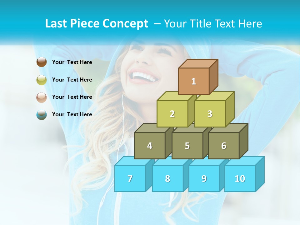 Structure House Blue Sky PowerPoint Template