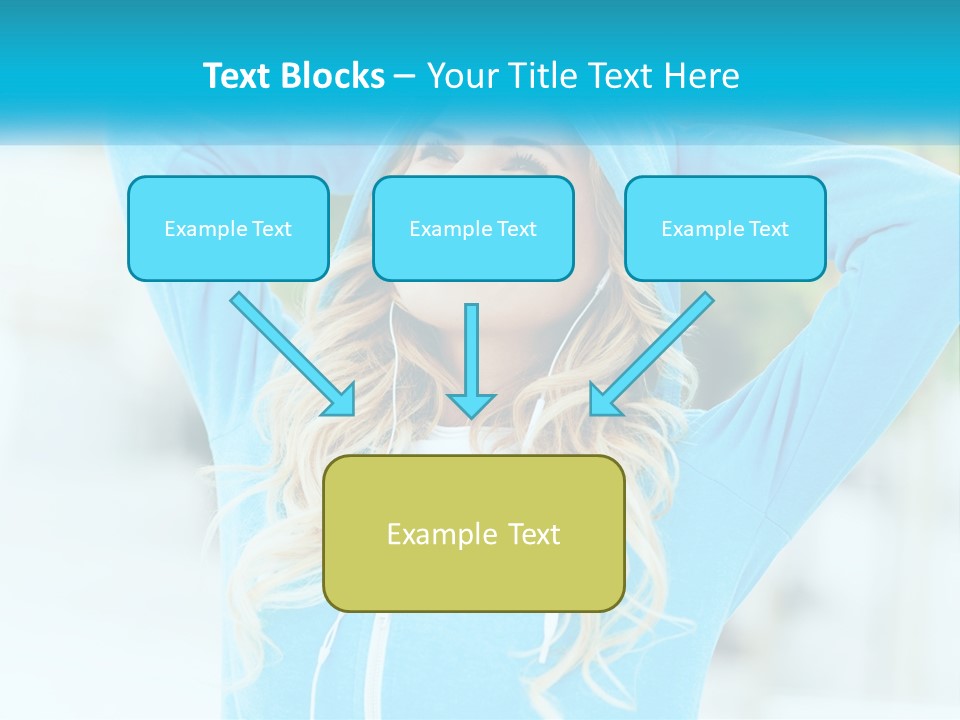 Structure House Blue Sky PowerPoint Template