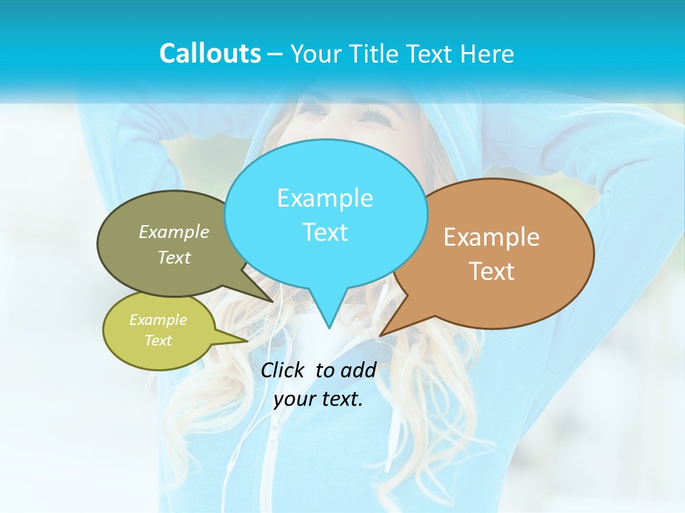 Structure House Blue Sky PowerPoint Template