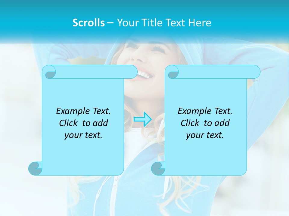 Structure House Blue Sky PowerPoint Template