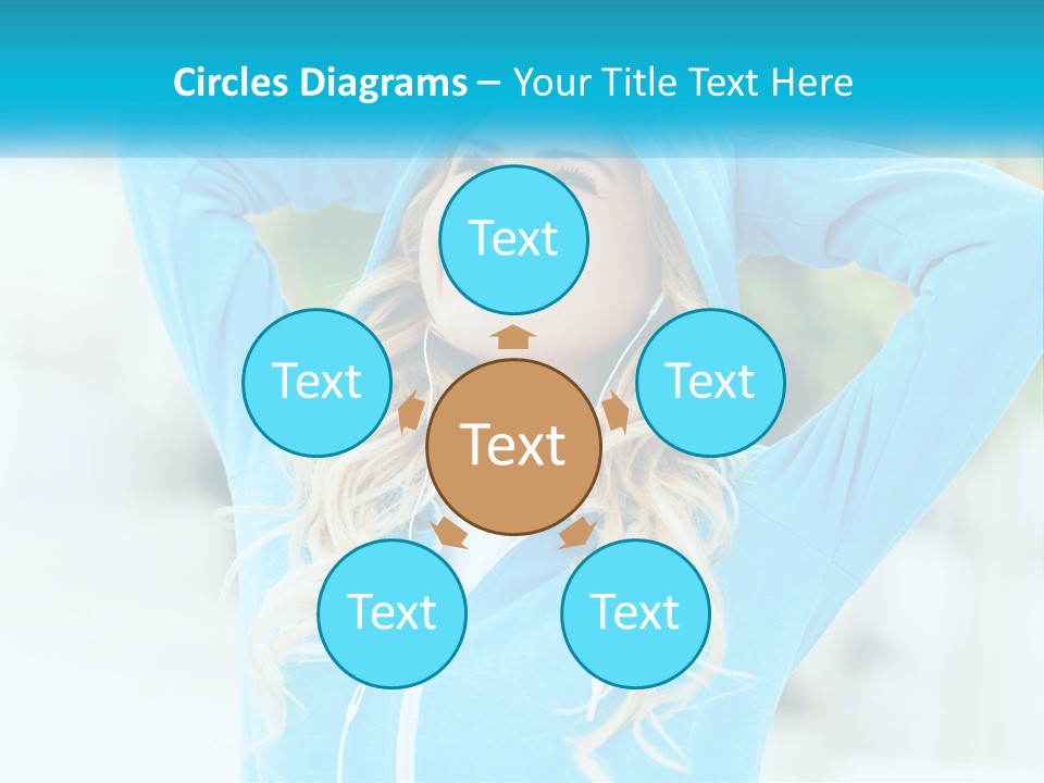 Structure House Blue Sky PowerPoint Template