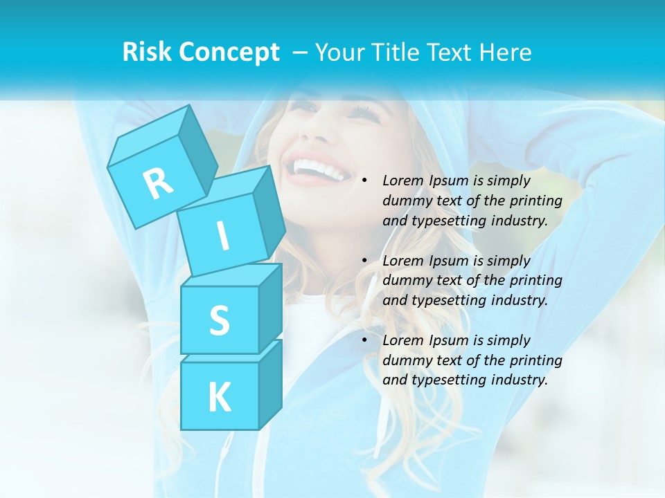 Structure House Blue Sky PowerPoint Template