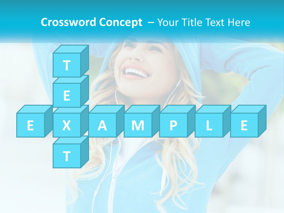 Structure House Blue Sky PowerPoint Template