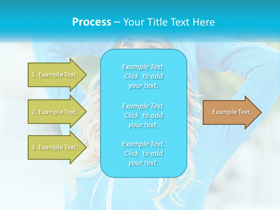 Structure House Blue Sky PowerPoint Template