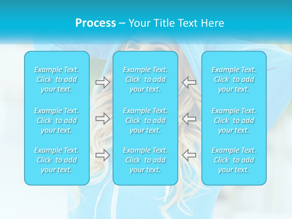 Structure House Blue Sky PowerPoint Template