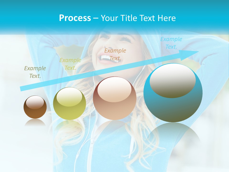 Structure House Blue Sky PowerPoint Template