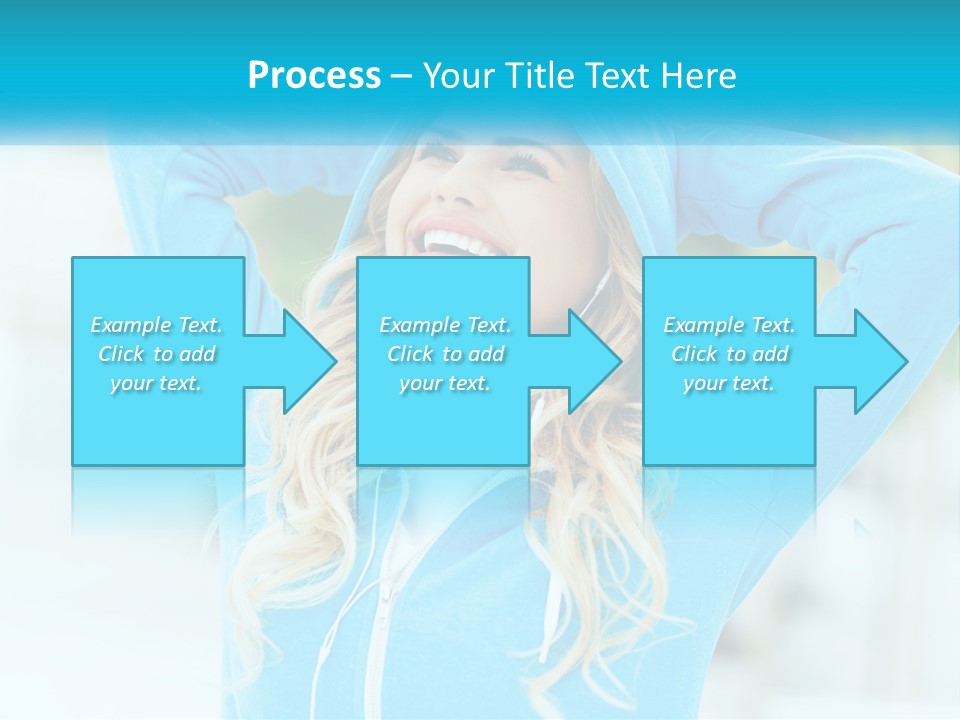 Structure House Blue Sky PowerPoint Template