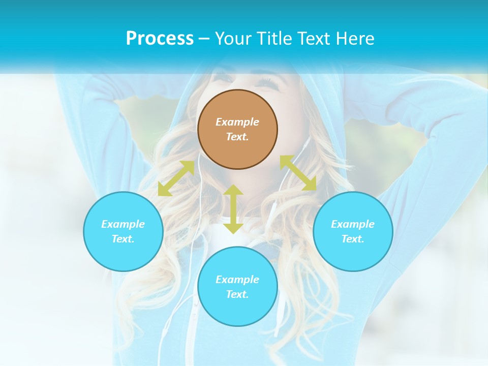 Structure House Blue Sky PowerPoint Template
