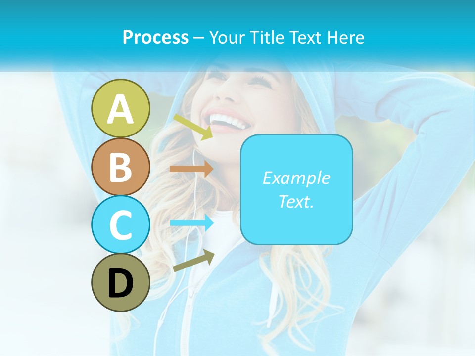 Structure House Blue Sky PowerPoint Template