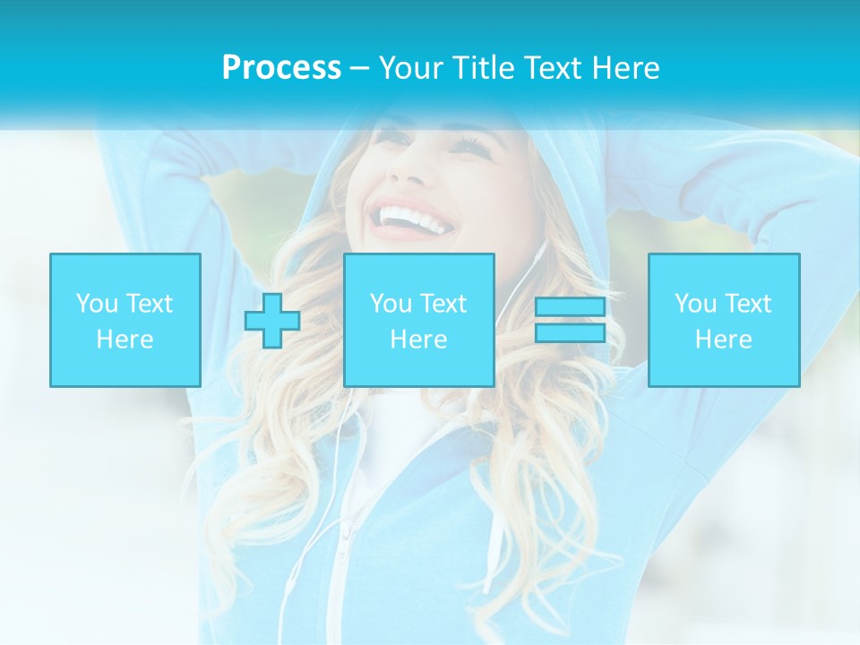 Structure House Blue Sky PowerPoint Template