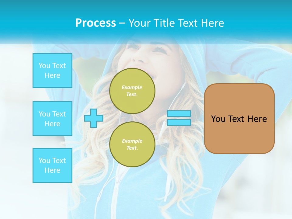 Structure House Blue Sky PowerPoint Template