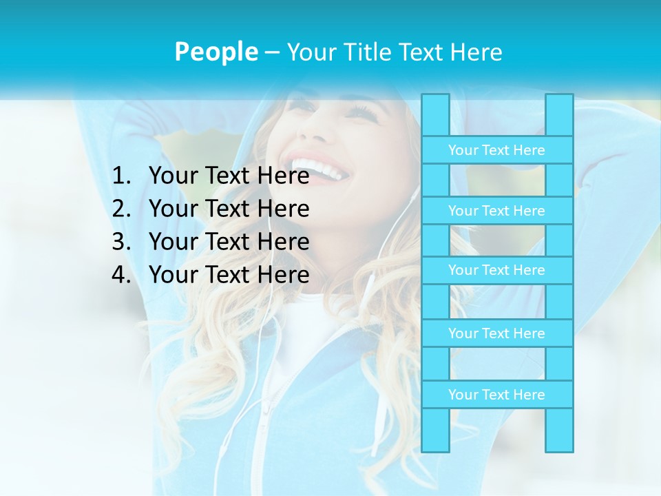 Structure House Blue Sky PowerPoint Template