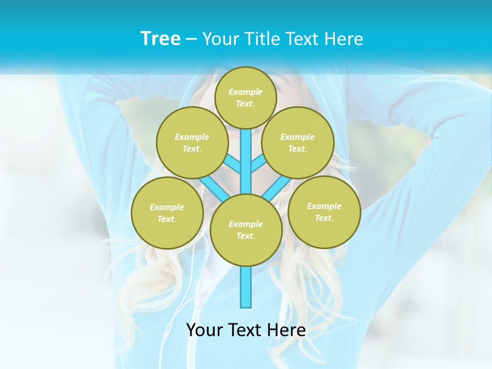 Structure House Blue Sky PowerPoint Template