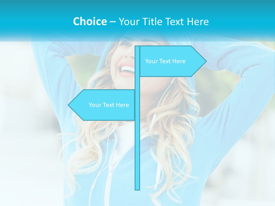 Structure House Blue Sky PowerPoint Template