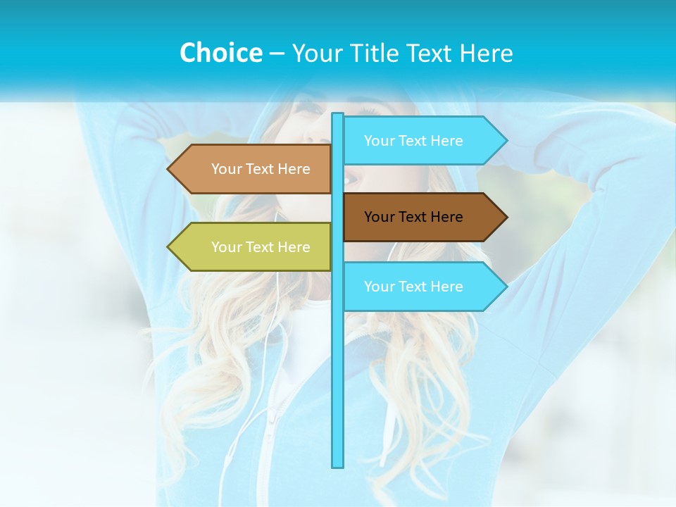 Structure House Blue Sky PowerPoint Template
