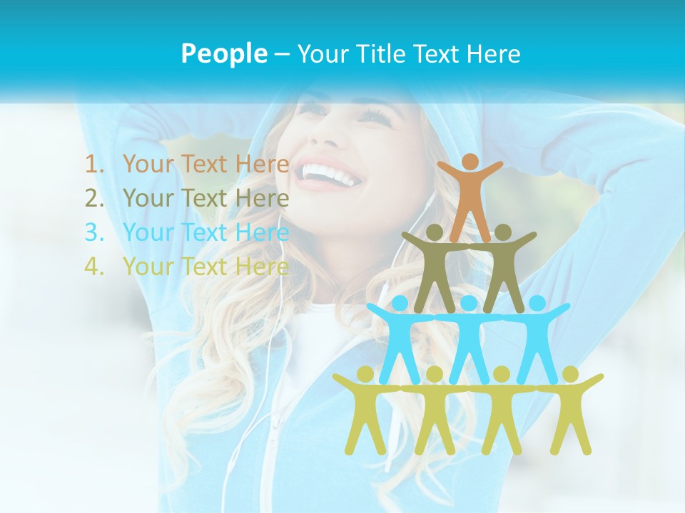 Structure House Blue Sky PowerPoint Template