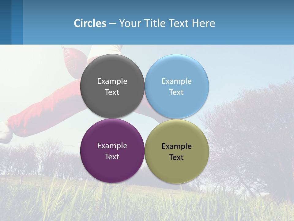 Nature Purchase Blue Sky PowerPoint Template