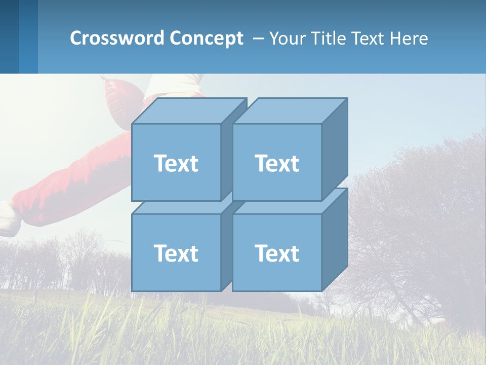 Nature Purchase Blue Sky PowerPoint Template