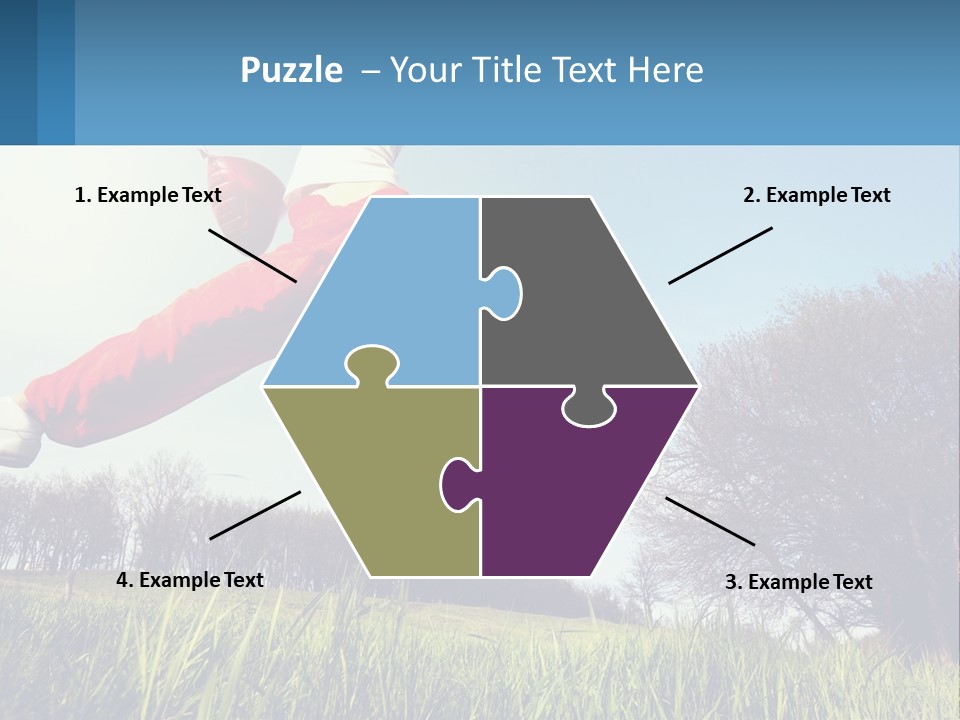 Nature Purchase Blue Sky PowerPoint Template