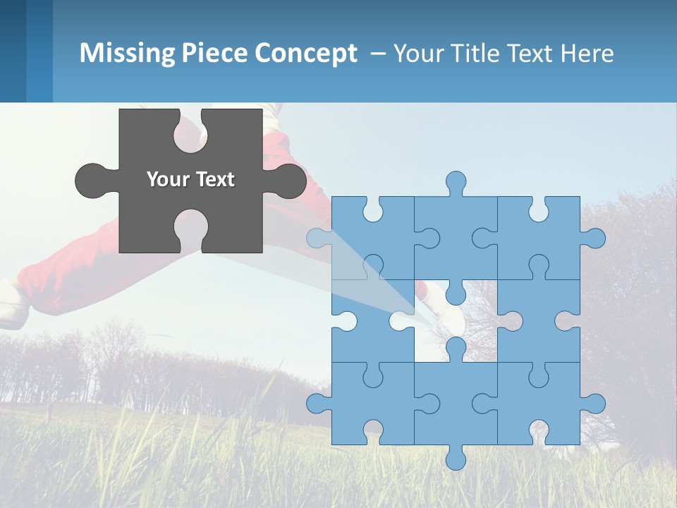 Nature Purchase Blue Sky PowerPoint Template